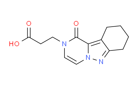 CAS No. 1708080-14-1, 3-(1-Oxo-7,8,9,10-tetrahydropyrazino[1,2-b]indazol-2(1H)-yl)propanoic acid