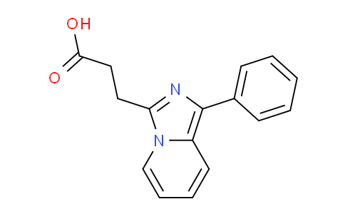CAS No. 1543212-47-0, 3-(1-Phenylimidazo[1,5-a]pyridin-3-yl)propanoic acid