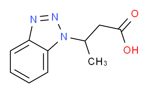 CAS No. 654-13-7, 3-(1H-Benzo[d][1,2,3]triazol-1-yl)butanoic acid