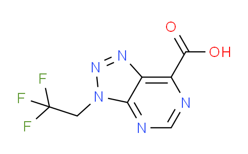 CAS No. 1095825-31-2, 3-(2,2,2-Trifluoroethyl)-3H-[1,2,3]triazolo[4,5-d]pyrimidine-7-carboxylic acid