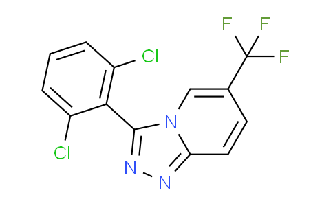 CAS No. 304650-31-5, 3-(2,6-Dichlorophenyl)-6-(trifluoromethyl)-[1,2,4]triazolo[4,3-a]pyridine