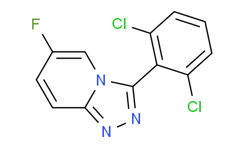 CAS No. 1443248-62-1, 3-(2,6-Dichlorophenyl)-6-fluoro-[1,2,4]triazolo[4,3-a]pyridine