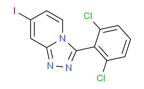 CAS No. 1057393-58-4, 3-(2,6-Dichlorophenyl)-7-iodo-[1,2,4]triazolo[4,3-a]pyridine