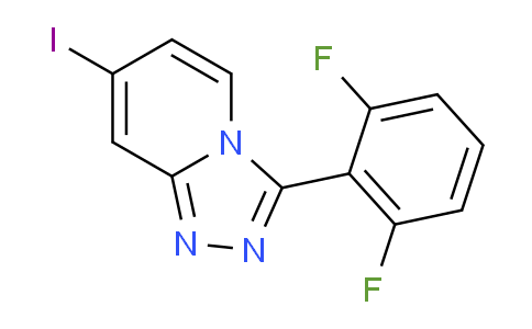 CAS No. 1057393-57-3, 3-(2,6-Difluorophenyl)-7-iodo-[1,2,4]triazolo[4,3-a]pyridine