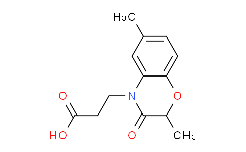 CAS No. 352666-90-1, 3-(2,6-Dimethyl-3-oxo-2H-benzo[b][1,4]oxazin-4(3H)-yl)propanoic acid
