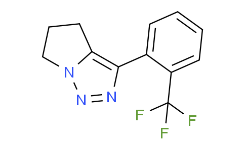 CAS No. 1445792-39-1, 3-(2-(Trifluoromethyl)phenyl)-5,6-dihydro-4H-pyrrolo[1,2-c][1,2,3]triazole