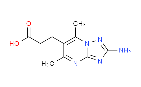 CAS No. 847744-18-7, 3-(2-Amino-5,7-dimethyl-[1,2,4]triazolo[1,5-a]pyrimidin-6-yl)propanoic acid