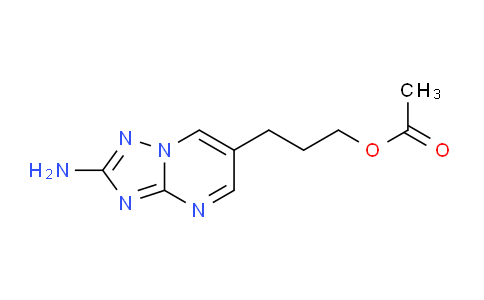CAS No. 85599-38-8, 3-(2-Amino-[1,2,4]triazolo[1,5-a]pyrimidin-6-yl)propyl acetate
