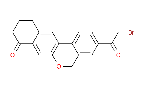 CAS No. 1378390-29-4, 3-(2-Bromoacetyl)-10,11-dihydro-5H-dibenzo[c,g]chromen-8(9H)-one