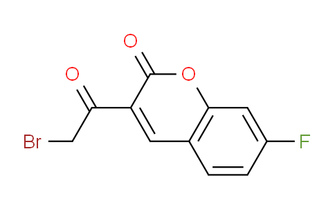 CAS No. 1446333-79-4, 3-(2-Bromoacetyl)-7-fluorochromen-2-one