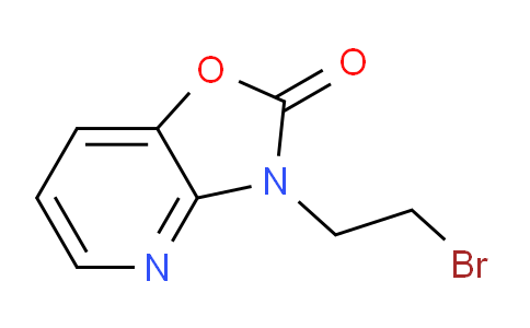 CAS No. 134336-95-1, 3-(2-Bromoethyl)oxazolo[4,5-b]pyridin-2(3H)-one