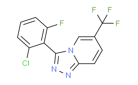 CAS No. 311799-07-2, 3-(2-Chloro-6-fluorophenyl)-6-(trifluoromethyl)-[1,2,4]triazolo[4,3-a]pyridine