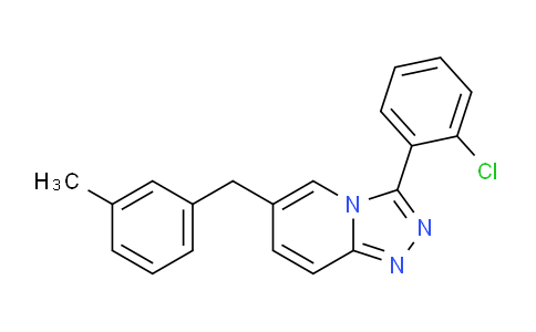 CAS No. 745827-01-4, 3-(2-Chlorophenyl)-6-(3-methylbenzyl)-[1,2,4]triazolo[4,3-a]pyridine