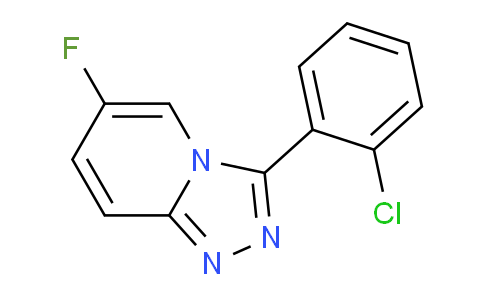 CAS No. 1443248-70-1, 3-(2-Chlorophenyl)-6-fluoro-[1,2,4]triazolo[4,3-a]pyridine