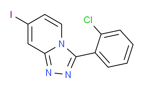 CAS No. 1057393-52-8, 3-(2-Chlorophenyl)-7-iodo-[1,2,4]triazolo[4,3-a]pyridine