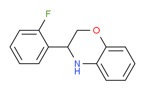 CAS No. 1360820-21-8, 3-(2-Fluorophenyl)-3,4-dihydro-2H-benzo[b][1,4]oxazine