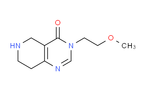 CAS No. 1707566-35-5, 3-(2-Methoxyethyl)-5,6,7,8-tetrahydropyrido[4,3-d]pyrimidin-4(3H)-one