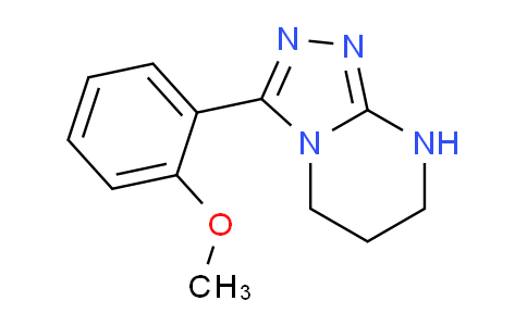 CAS No. 1448855-31-9, 3-(2-Methoxyphenyl)-5,6,7,8-tetrahydro-[1,2,4]triazolo[4,3-a]pyrimidine