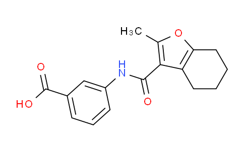 DY673773 | 335394-27-9 | 3-(2-Methyl-4,5,6,7-tetrahydrobenzofuran-3-carboxamido)benzoic acid