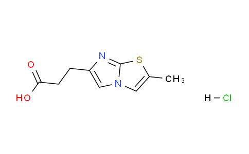 CAS No. 1187830-75-6, 3-(2-Methylimidazo[2,1-b]thiazol-6-yl)propanoic acid hydrochloride