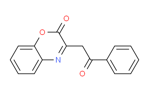 CAS No. 61553-69-3, 3-(2-Oxo-2-phenylethyl)-2H-benzo[b][1,4]oxazin-2-one