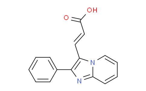 CAS No. 400037-42-5, 3-(2-Phenylimidazo[1,2-a]pyridin-3-yl)acrylic acid