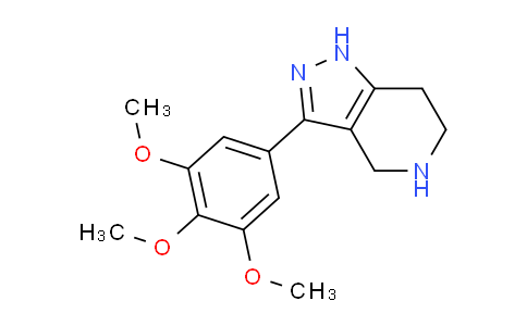 CAS No. 1177484-89-7, 3-(3,4,5-Trimethoxyphenyl)-4,5,6,7-tetrahydro-1H-pyrazolo[4,3-c]pyridine