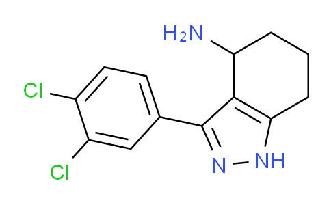 CAS No. 1707569-04-7, 3-(3,4-Dichlorophenyl)-4,5,6,7-tetrahydro-1H-indazol-4-amine
