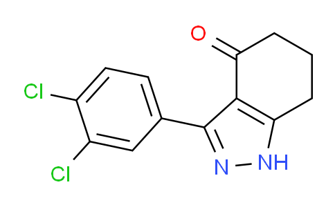 CAS No. 1779130-50-5, 3-(3,4-Dichlorophenyl)-6,7-dihydro-1H-indazol-4(5H)-one