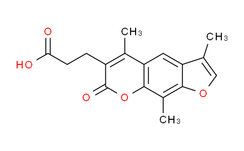 CAS No. 777857-42-8, 3-(3,5,9-Trimethyl-7-oxo-7H-furo[3,2-g]chromen-6-yl)propanoic acid