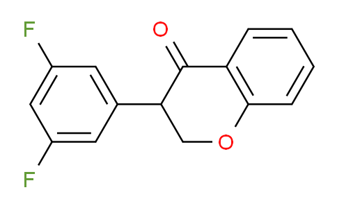 CAS No. 1529771-72-9, 3-(3,5-Difluorophenyl)chroman-4-one