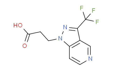 CAS No. 1019115-17-3, 3-(3-(Trifluoromethyl)-1H-pyrazolo[4,3-c]pyridin-1-yl)propanoic acid