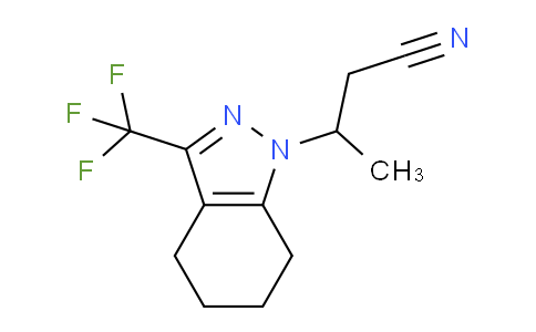 CAS No. 937601-52-0, 3-(3-(Trifluoromethyl)-4,5,6,7-tetrahydro-1H-indazol-1-yl)butanenitrile