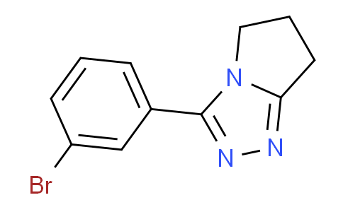 CAS No. 302941-14-6, 3-(3-Bromophenyl)-6,7-dihydro-5H-pyrrolo[2,1-c][1,2,4]triazole