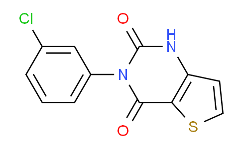 CAS No. 1255784-16-7, 3-(3-Chlorophenyl)thieno[3,2-d]pyrimidine-2,4(1H,3H)-dione