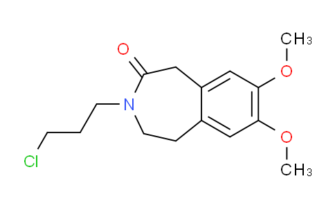 CAS No. 85175-65-1, 3-(3-Chloropropyl)-7,8-dimethoxy-4,5-dihydro-1H-benzo[d]azepin-2(3H)-one