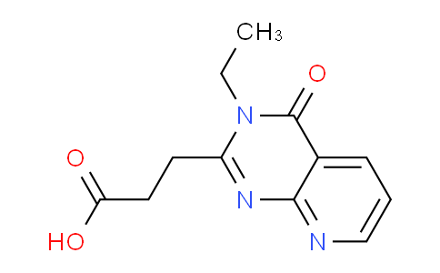 CAS No. 1707394-38-4, 3-(3-Ethyl-4-oxo-3,4-dihydropyrido[2,3-d]pyrimidin-2-yl)propanoic acid