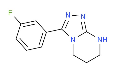 CAS No. 1448854-61-2, 3-(3-Fluorophenyl)-5,6,7,8-tetrahydro-[1,2,4]triazolo[4,3-a]pyrimidine