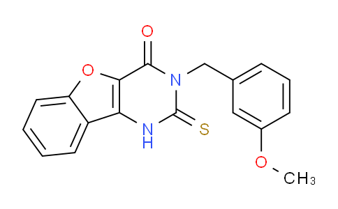 CAS No. 892300-30-0, 3-(3-Methoxybenzyl)-2-thioxo-2,3-dihydro-[1]benzofuro[3,2-d]pyrimidin-4(1H)-one