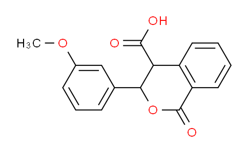 CAS No. 400751-55-5, 3-(3-Methoxyphenyl)-1-oxoisochroman-4-carboxylic acid