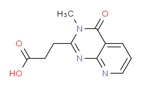 CAS No. 1713639-30-5, 3-(3-Methyl-4-oxo-3,4-dihydropyrido[2,3-d]pyrimidin-2-yl)propanoic acid