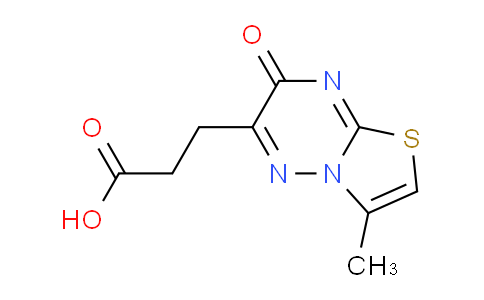 CAS No. 16943-35-4, 3-(3-Methyl-7-oxo-7H-thiazolo[3,2-b][1,2,4]triazin-6-yl)propanoic acid