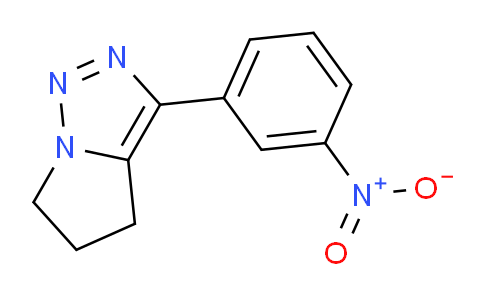 CAS No. 1445792-45-9, 3-(3-Nitrophenyl)-5,6-dihydro-4H-pyrrolo[1,2-c][1,2,3]triazole