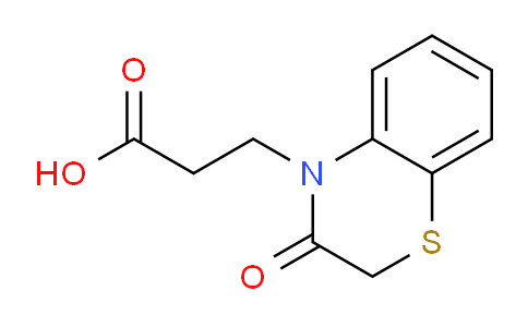 CAS No. 37012-79-6, 3-(3-Oxo-2H-benzo[b][1,4]thiazin-4(3H)-yl)propanoic acid