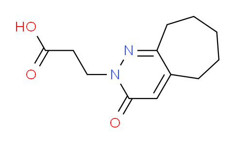 CAS No. 1708288-13-4, 3-(3-Oxo-3,5,6,7,8,9-hexahydro-2H-cyclohepta[c]pyridazin-2-yl)propanoic acid