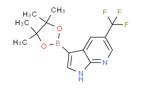 CAS No. 1198094-97-1, 3-(4,4,5,5-Tetramethyl-1,3,2-dioxaborolan-2-yl)-5-(trifluoromethyl)-1H-pyrrolo[2,3-b]pyridine