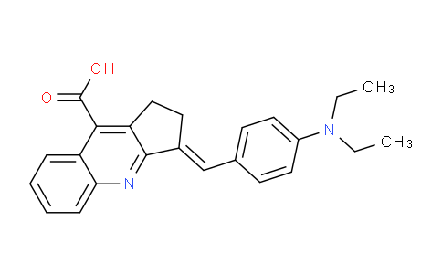 CAS No. 726157-44-4, 3-(4-(Diethylamino)benzylidene)-2,3-dihydro-1H-cyclopenta[b]quinoline-9-carboxylic acid