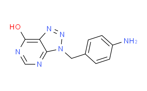 CAS No. 1216756-19-2, 3-(4-Aminobenzyl)-3H-[1,2,3]triazolo[4,5-d]pyrimidin-7-ol