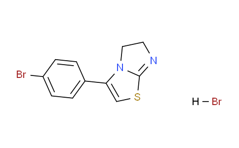 CAS No. 36104-03-7, 3-(4-Bromophenyl)-5,6-dihydroimidazo[2,1-b]thiazole hydrobromide