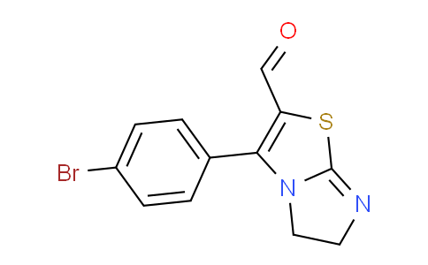 CAS No. 1033463-44-3, 3-(4-Bromophenyl)-5,6-dihydroimidazo[2,1-b]thiazole-2-carbaldehyde